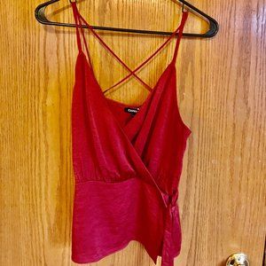 Express Red Tank, Size Small